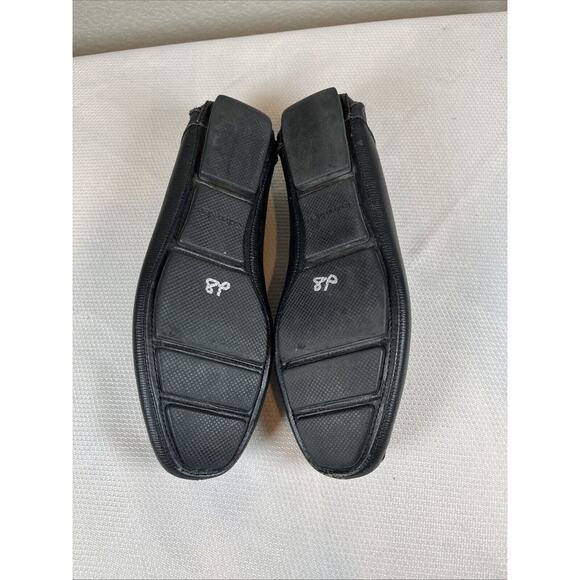 Calvin Klein Macon Epi Black Leather Driving Moccasin Loafer Size 10.5 - Picture 10 of 12